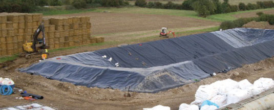 Slurry lagoon development